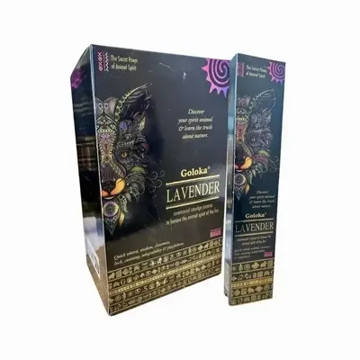 Senteurs - Encens Goloka Smudge Lavande Animal Spirit 8 Batonnets - ARABESK