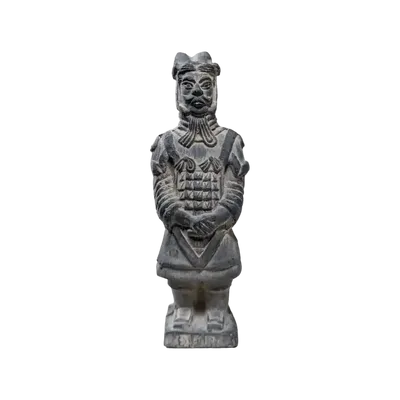 Sculptures, statuettes et miniatures - Statue Noire en Terracotta Général 12cm - ARABESK