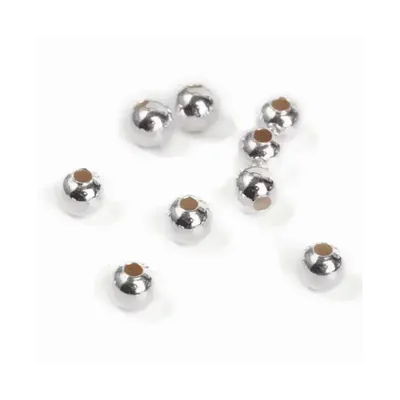 Bijoux - Perles Charms Argent 925 Boules 4mm x 10 - ARABESK
