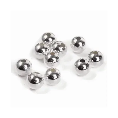 Jewelry - 925 Silver Charm Beads Balls 8mm x 5 - ARABESK