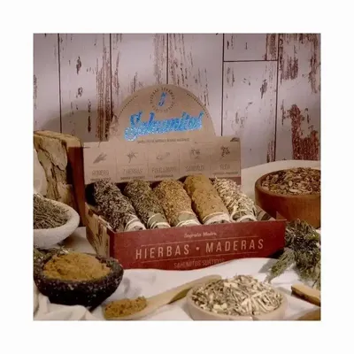 Senteurs - Sagrada Madre - Smudge Sahumitos x 5 Herbes Bois - ARABESK