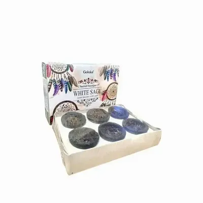 Scents - Goloka charcoal tablet with White Sage resin - ARABESK