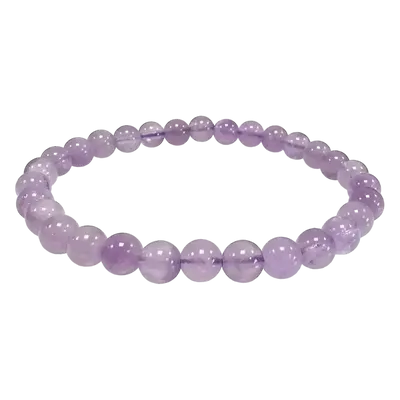 Bracelets - Bracelet Amethyste Claire A perles 6-6.5mm - ARABESK