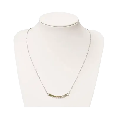 Bijoux - Collier Argent 925 Tourmaline Multicolore Facetée AA 3mm - ARABESK