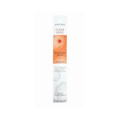 Scents - Maroma Spa Aromatherapy Clear Mind Incense 5x10 Sticks - ARABESK