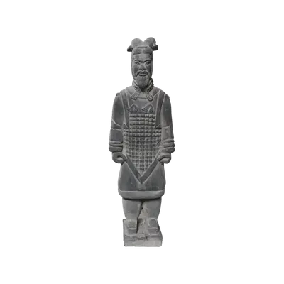 Sculptures, statuettes et miniatures - Statue Noire en Terracotta Général 20cm - ARABESK
