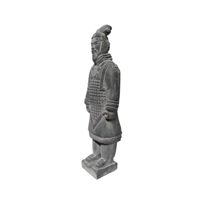 Sculptures, statuettes et miniatures - Statue Noire en Terracotta Général 20cm - ARABESK