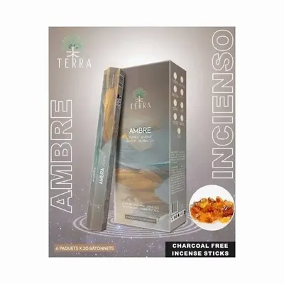 Scents - Terra Ambre hexa incense without charcoal 30grs - ARABESK