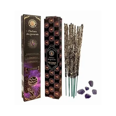 Senteurs - Encens Fragrances & Sens Parfum de Gemmes Améthyste Smudge Stick 20g - ARABESK