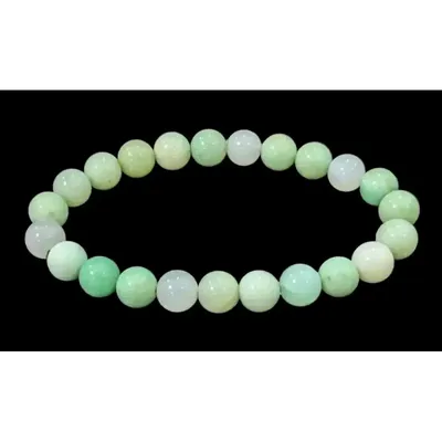 Bracelets - Bracelet Chrysoprase AA+ perles 8-8.5mm - ARABESK