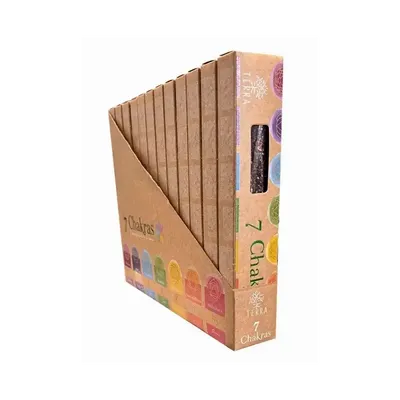 Scents - Terra 7 Chakras Incense Smudge Stick 20g - ARABESK