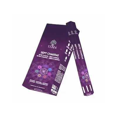 Senteurs - Encens Terra 7 Chakras hexa sans charbon - ARABESK