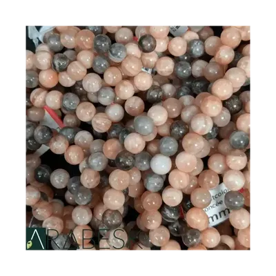Bracelets - Dark Multi-Colored Moonstone Bracelet A beads 6-7mm - ARABESK