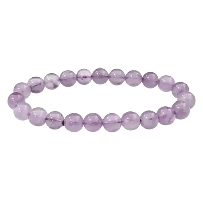 Bracelets - Bracelet Amethyst Lavender A beads 8mm - ARABESK