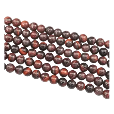 Bijoux - Oeil de Taureau perles 8mm sur fil 40cm - ARABESK