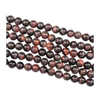 Jewelry - Bull's Eye beads 10mm on 40cm thread - ARABESK