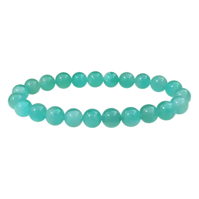 Bracelets - Amazonite Bracelet USA AA+ Beads 8mm - ARABESK