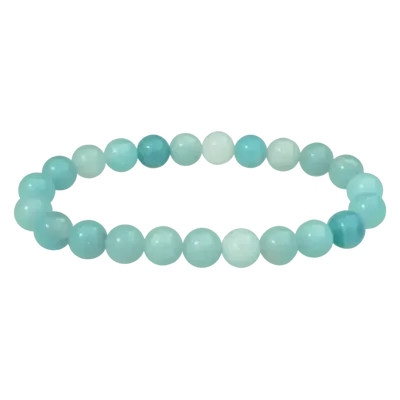 Bracelets - Amazonite Brazil Bracelet A beads 8mm - ARABESK