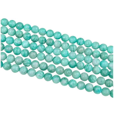 Jewelry - Amazonite Peru AA beads 8mm on 40cm thread - ARABESK