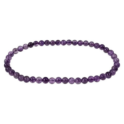Bracelets - Bracelet Améthyste A perles 4mm - ARABESK