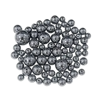 Jewelry - Pack of Round Terahertz Beads 6mm to 14mm - ARABESK