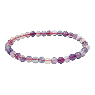 Bracelets - Multicolored Fluorite bracelet AAA beads 6mm - ARABESK