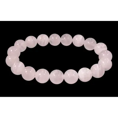 Bracelets - Bracelet Calcite Pink AA beads 10mm - ARABESK