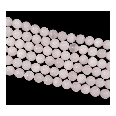 Bijoux - Calcite Rose A+ 10mm sur fil 40cm - ARABESK