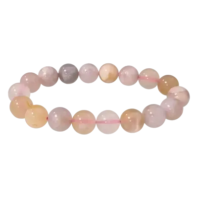 Bracelets - Bracelet Agate Fleur de Cerisier A perles 10mm - ARABESK