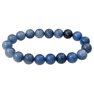Bracelets - Bracelet Aventurine Bleue A perles 10mm - ARABESK