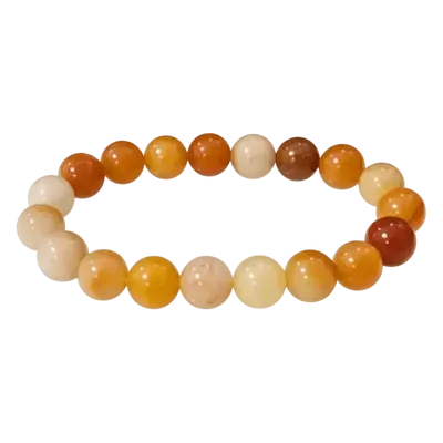 Bracelets - Orange Aventurine bracelet A beads 10mm - ARABESK