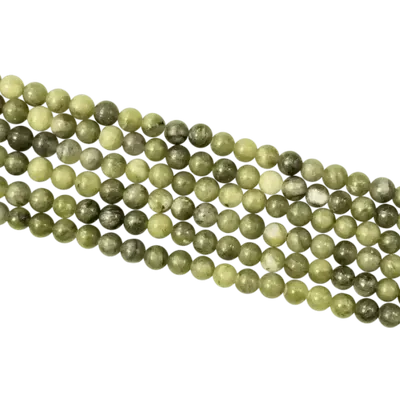 Bijoux - Jade Nephrite A perles 4mm sur fil 40cm - ARABESK