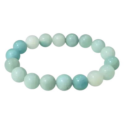 Bracelets - Bracelet Amazonite Brésil A perles 10mm - ARABESK