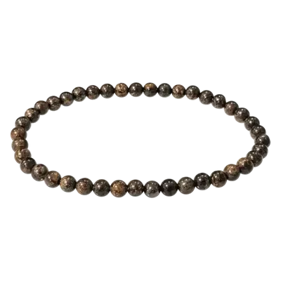 Bracelets - Bronzite bracelet beads 4mm - ARABESK