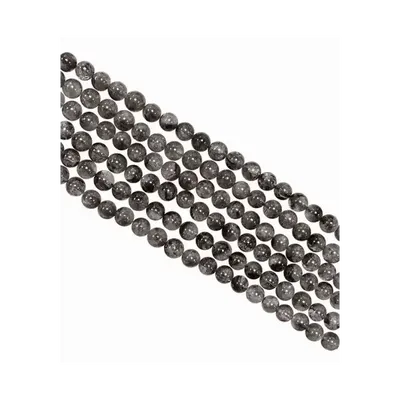 Jewelry - Herkimer Crystal A round beads 5.5-6.5mm on 40cm wire - ARABESK