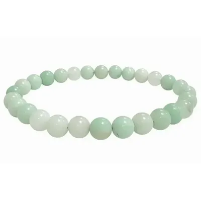 Bracelets - Bracelet Chrysoprase AA+ perles 6-7mm - ARABESK