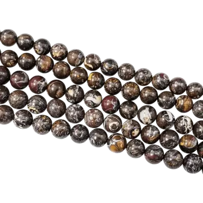 Jewelry - Boulder Opal AA beads 8-9mm on 40cm strand - ARABESK