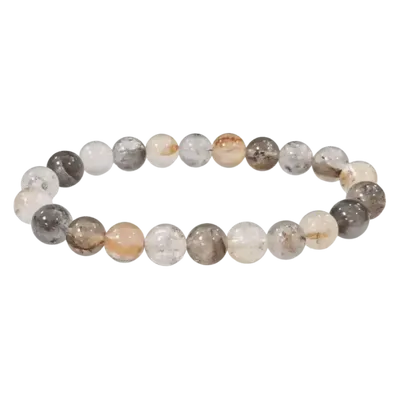 Bracelets - Herkimer Crystal Bracelet With 7.5-8.5mm beads - ARABESK
