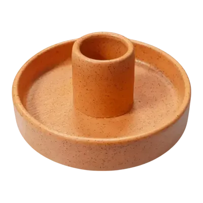 Scents - Orange Ceramic Incense Holder for Palo Santo 10.50cm - ARABESK