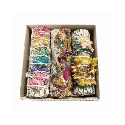 Senteurs - Set  Pétales de Fleurs & Sauge Blanche Fagot 25-30gr 10cm - ARABESK