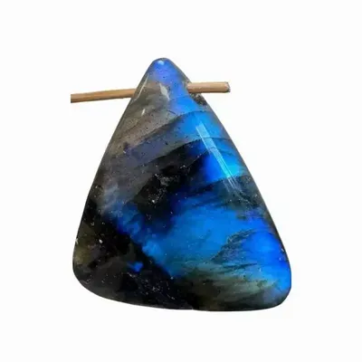 Jewelry - Labradorite cabochon drilled in width 200gr - ARABESK