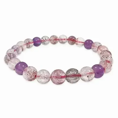 Bracelets - Bracelet Super Seven AAA pearls 7-8mm - ARABESK