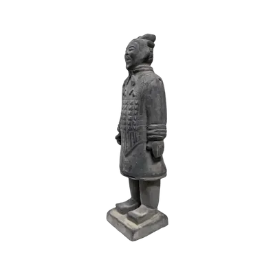 Sculptures, statuettes and miniatures - Black Statue in General Terracotta 20cm - ARABESK