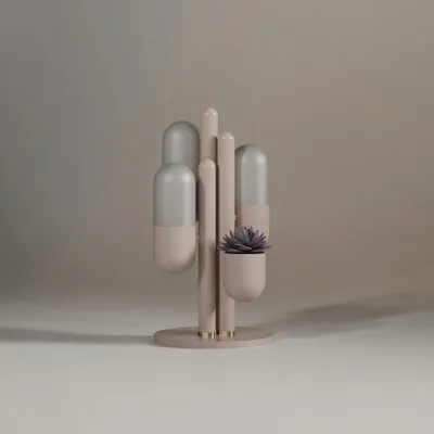 Table lamps - Cactus table lamp Handmade in Portugal By Creativemary - CREATIVEMARY