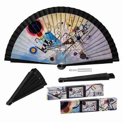 Gifts - Kandinsky Folding Fan “Composition 8”. - JAVIER SA