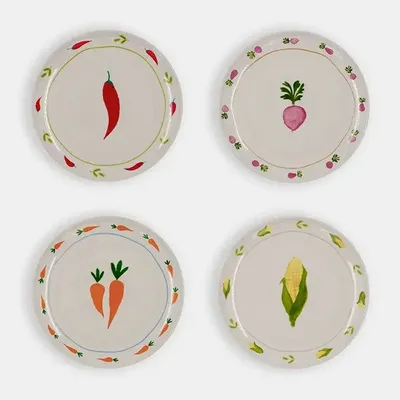 Assiettes au quotidien - Assiette vegetables / set of 4 - AND NOOK