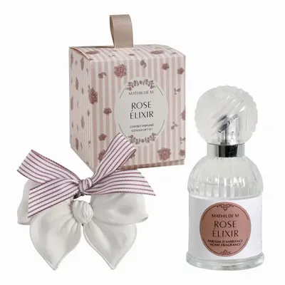 Caskets and boxes - Les Intemporelles en Fleurs home fragrance and decor set - Rose Elixir - MATHILDE M.