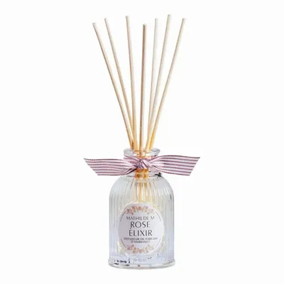 Scent diffusers - Les Intemporelles en Fleurs home fragrance diffuser 90 ml - Rose Elixir - MATHILDE M.