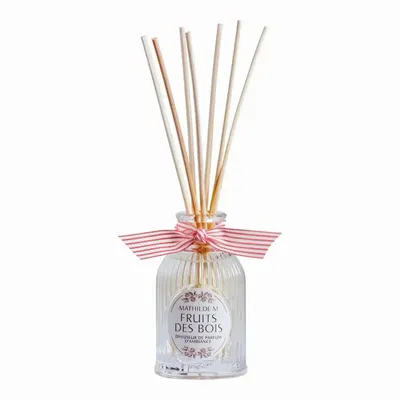 Diffuseurs de parfums - Diffuseur de parfum d'ambiance Les Intemporelles en Fleurs 90 ml Fruits des Bois - MATHILDE M.