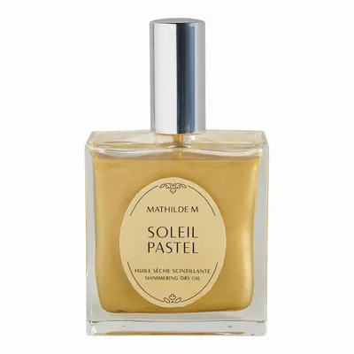Caskets and boxes - Glittering dry oil for body and hair 100 ml - Soleil Pastel - MATHILDE M.
